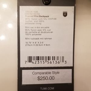 Tumi Chic Framed Mini Backpack 